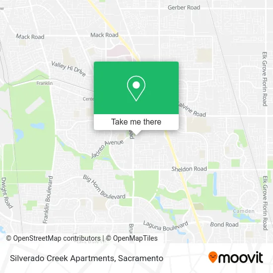 Silverado Creek Apartments map