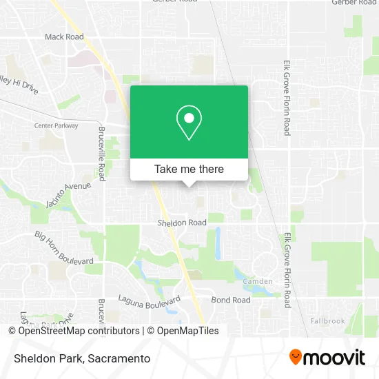 Mapa de Sheldon Park