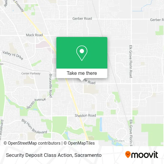 Security Deposit Class Action map