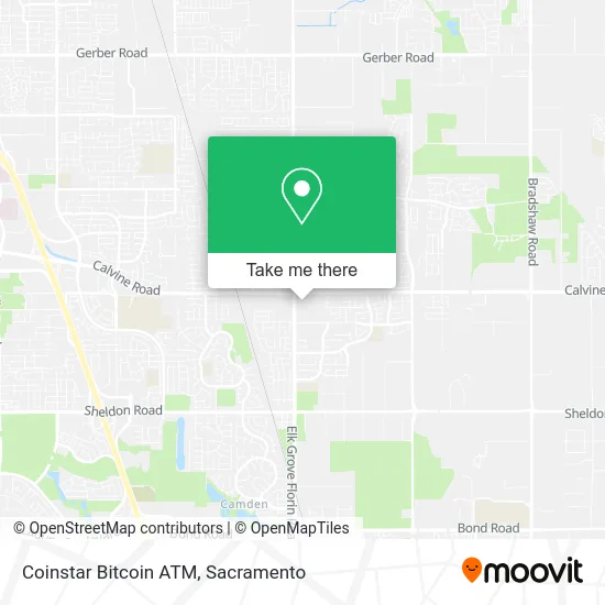 Mapa de Coinstar Bitcoin ATM