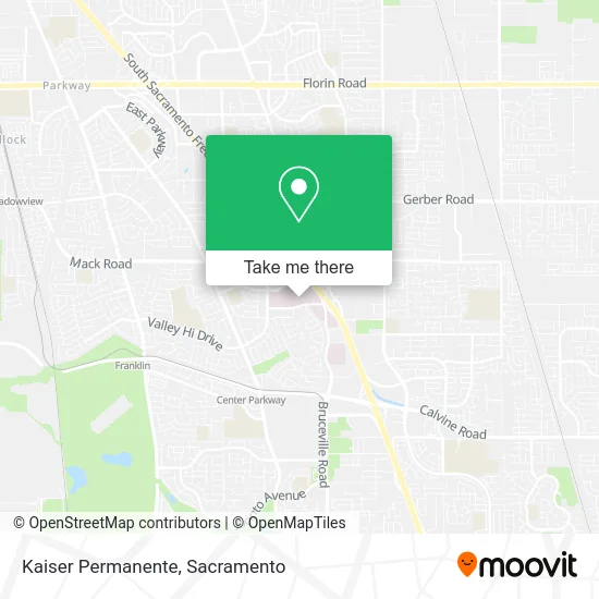 Kaiser Permanente map