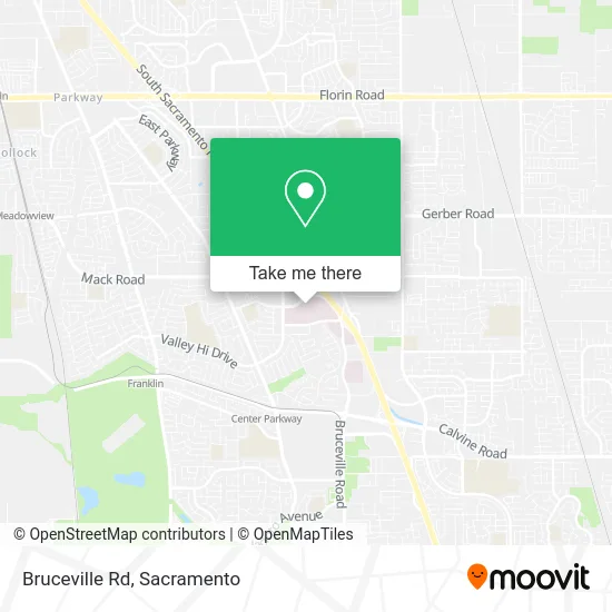 Mapa de Bruceville Rd