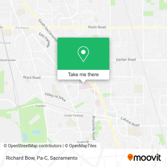 Richard Bow, Pa-C map