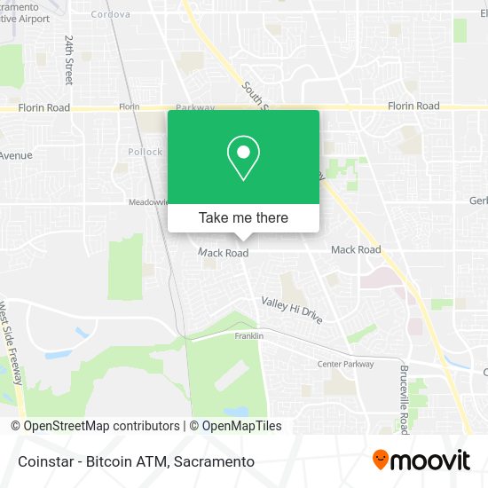 Coinstar - Bitcoin ATM map
