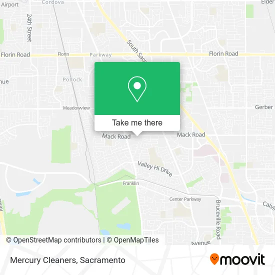 Mapa de Mercury Cleaners