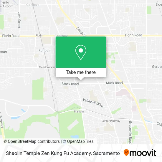 Mapa de Shaolin Temple Zen Kung Fu Academy