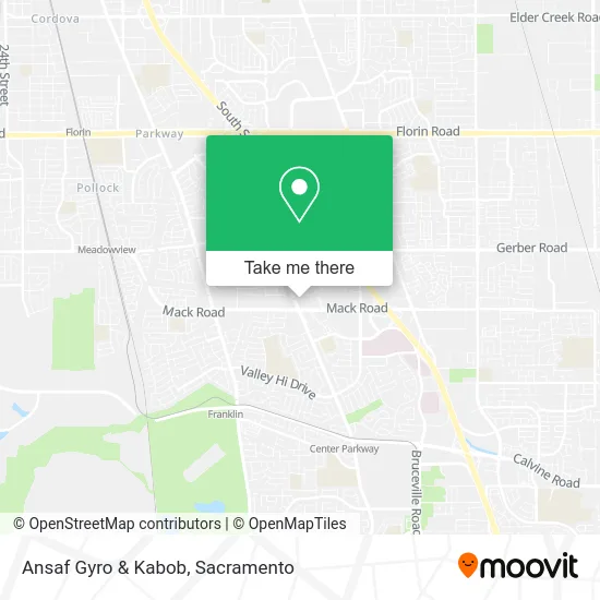 Mapa de Ansaf Gyro & Kabob