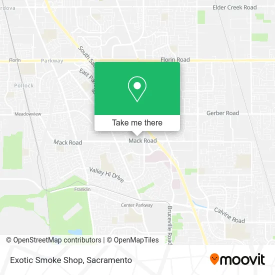 Mapa de Exotic Smoke Shop