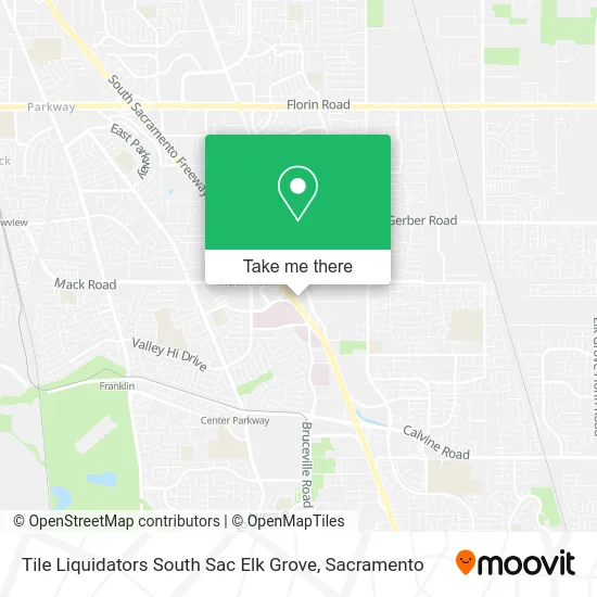 Tile Liquidators South Sac Elk Grove map