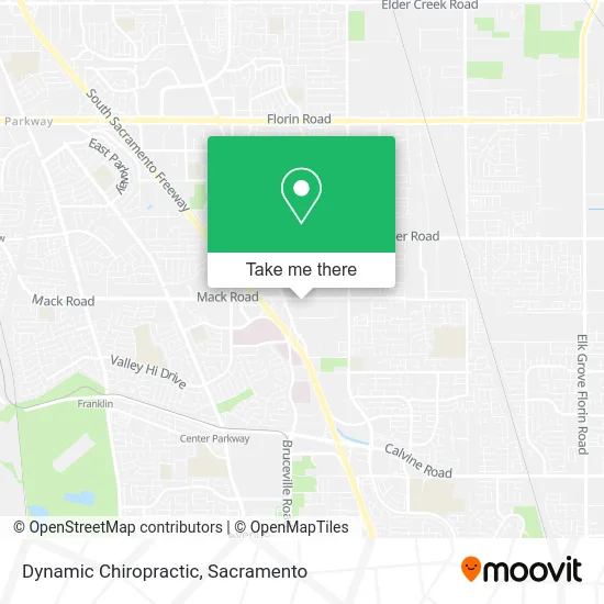 Dynamic Chiropractic map