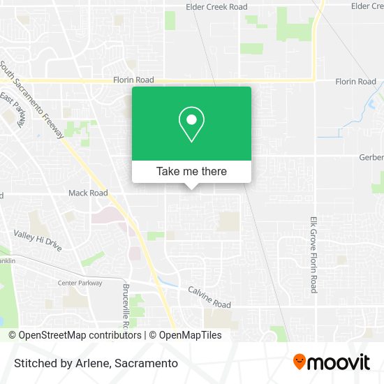 Stitched by Arlene map