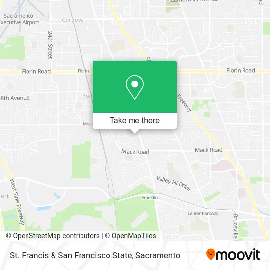 Mapa de St. Francis & San Francisco State