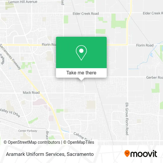 Mapa de Aramark Uniform Services