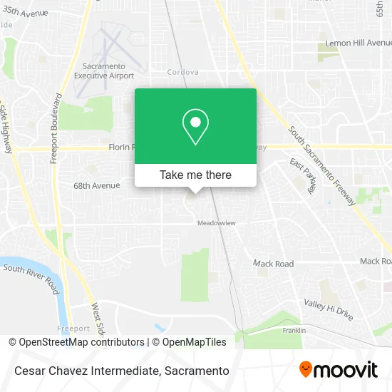 Cesar Chavez Intermediate map