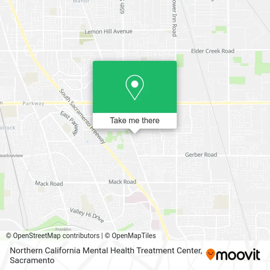 Mapa de Northern California Mental Health Treatment Center