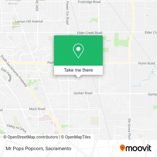 Mr Pops Popcorn map