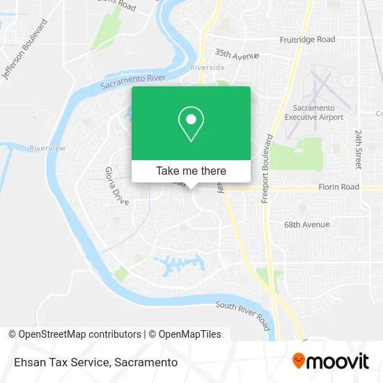 Mapa de Ehsan Tax Service