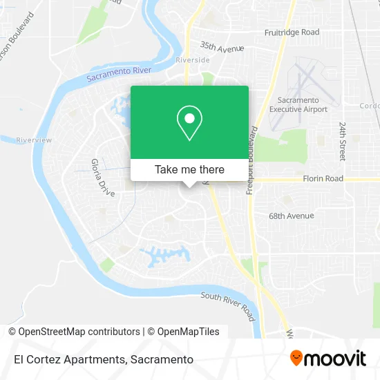 Mapa de El Cortez Apartments