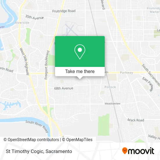 Mapa de St Timothy Cogic