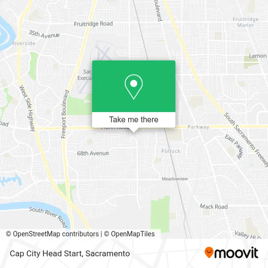 Cap City Head Start map