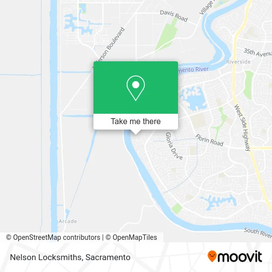 Nelson Locksmiths map