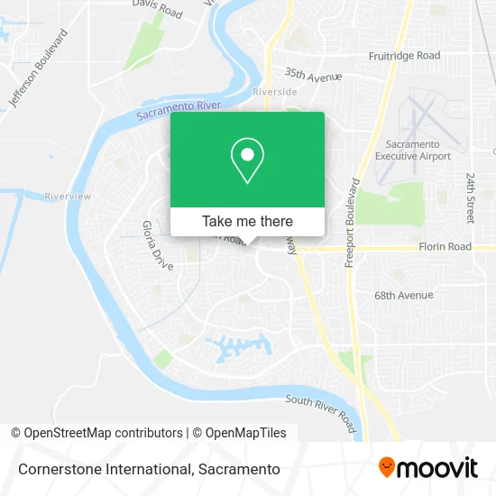 Cornerstone International map