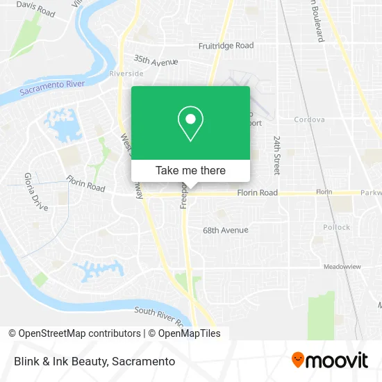 Blink & Ink Beauty map