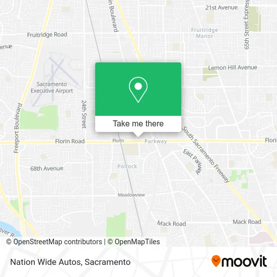 Nation Wide Autos map