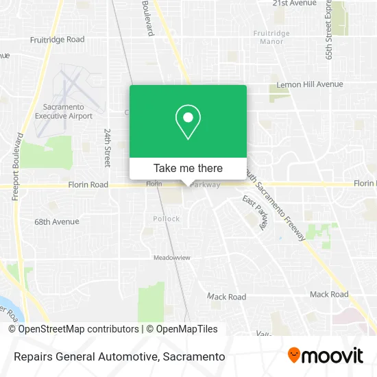 Repairs General Automotive map