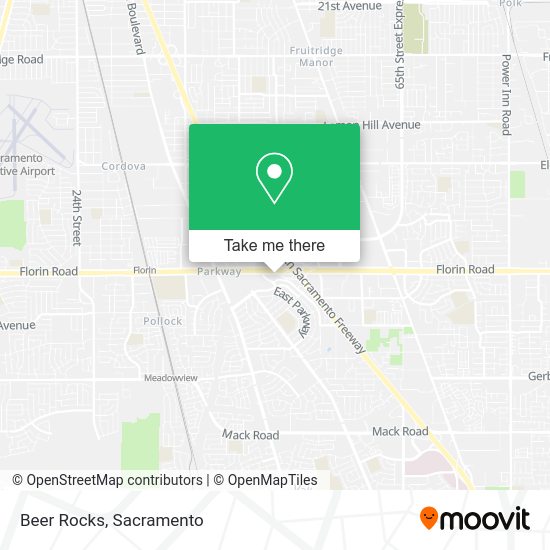 Beer Rocks map