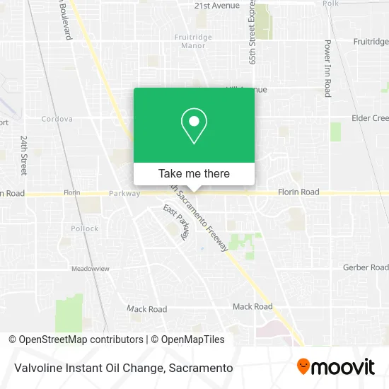 Valvoline Instant Oil Change map