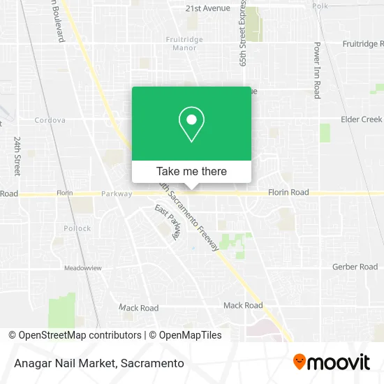 Anagar Nail Market map