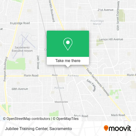 Jubilee Training Center map