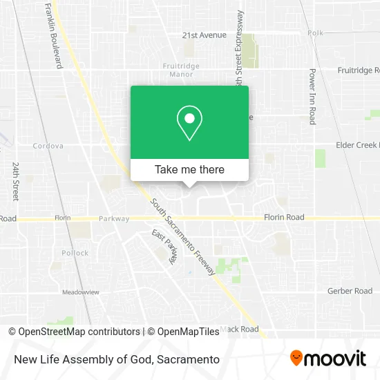 Mapa de New Life Assembly of God