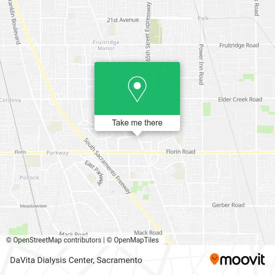 Mapa de DaVita Dialysis Center