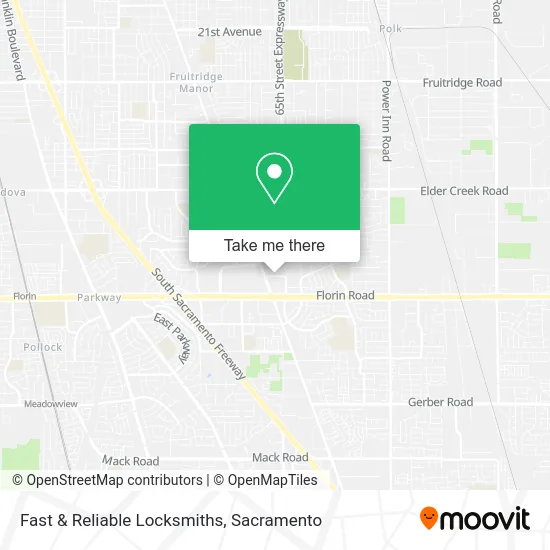 Mapa de Fast & Reliable Locksmiths