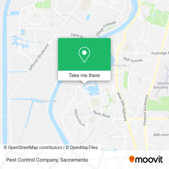 Pest Control Company map