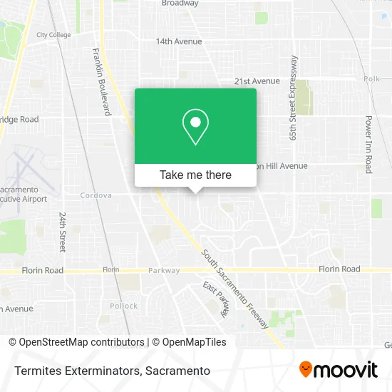 Termites Exterminators map