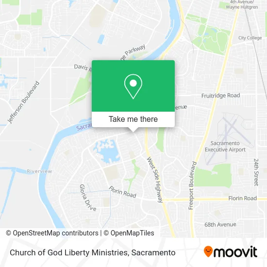Church of God Liberty Ministries map