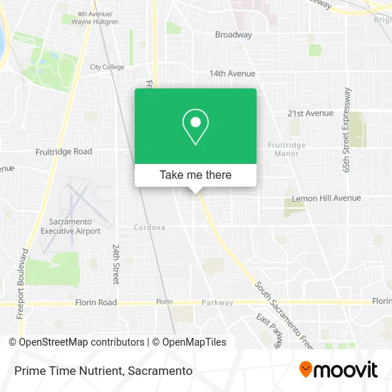 Prime Time Nutrient map