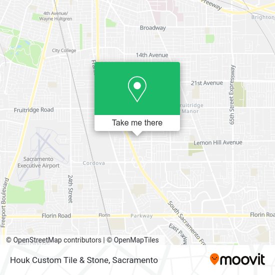 Houk Custom Tile & Stone map