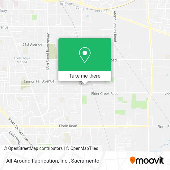 Mapa de All-Around Fabrication, Inc.
