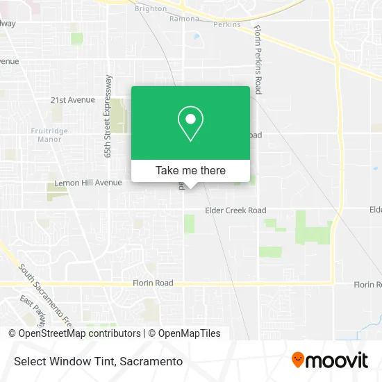 Mapa de Select Window Tint