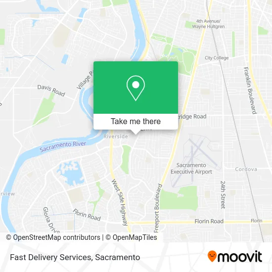 Fast Delivery Services map
