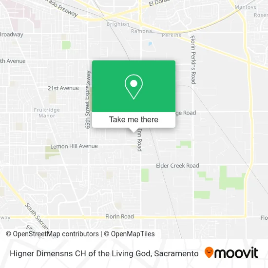 Mapa de Higner Dimensns CH of the Living God