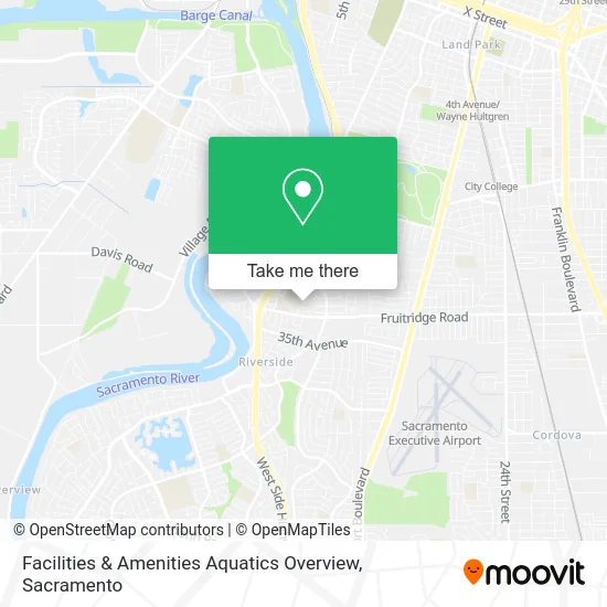 Facilities & Amenities Aquatics Overview map