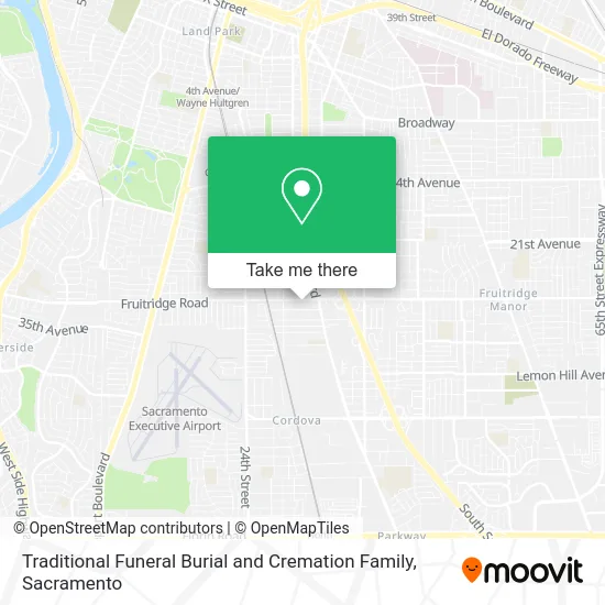Traditional Funeral Burial and Cremation Family map