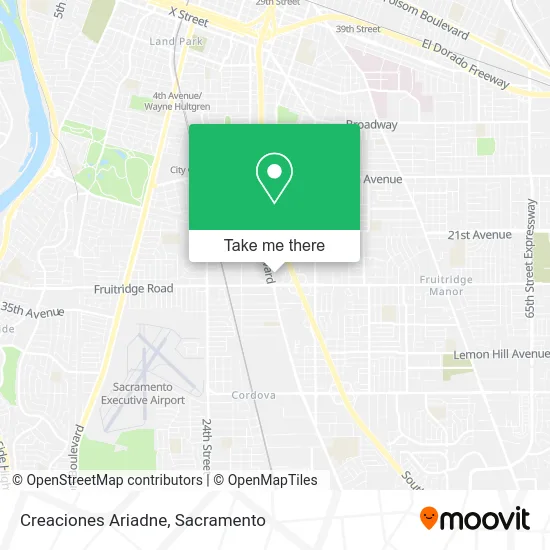 Mapa de Creaciones Ariadne