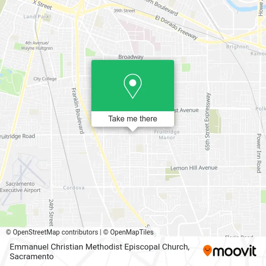 Emmanuel Christian Methodist Episcopal Church map