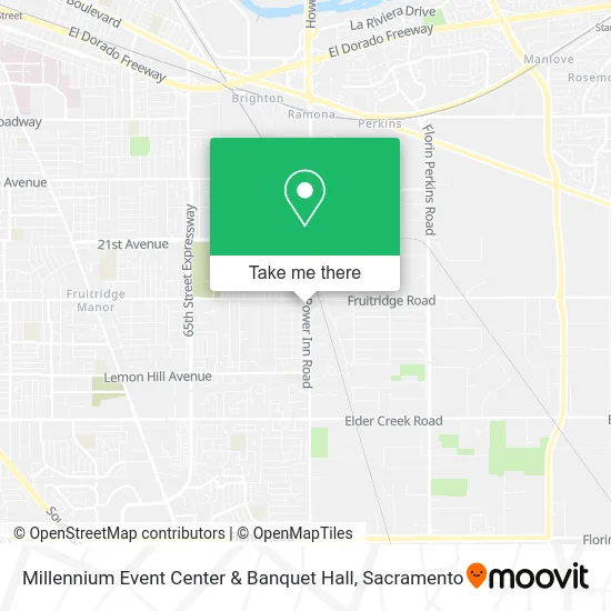 Mapa de Millennium Event Center & Banquet Hall